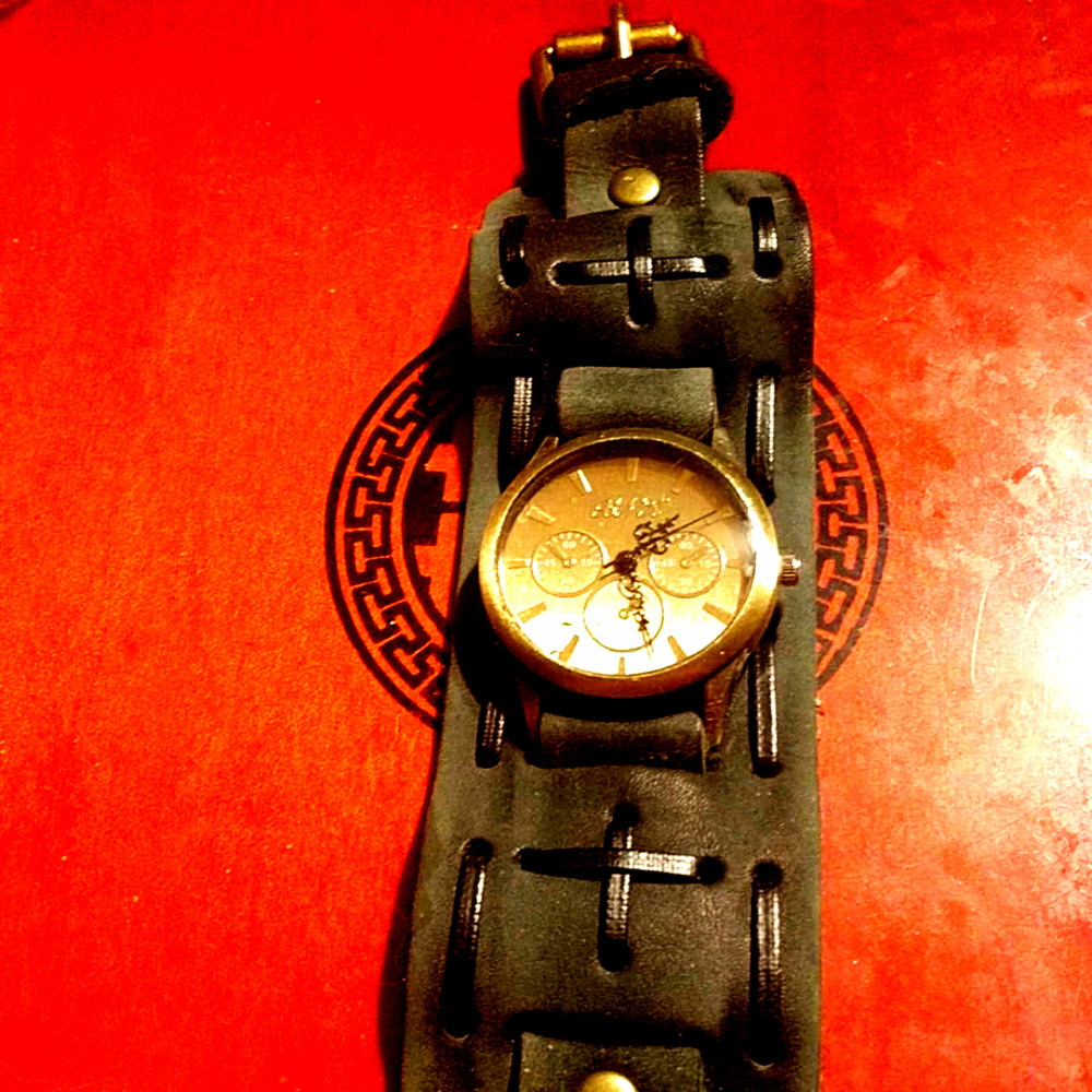 B.N.K Men's Leather Watch